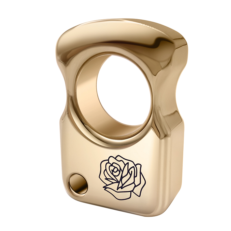 Uppdragsbearbetning Mässing Finger Tiger EDC Finger Buckle Defense Finger Tiger Outdoor Broken Window Products